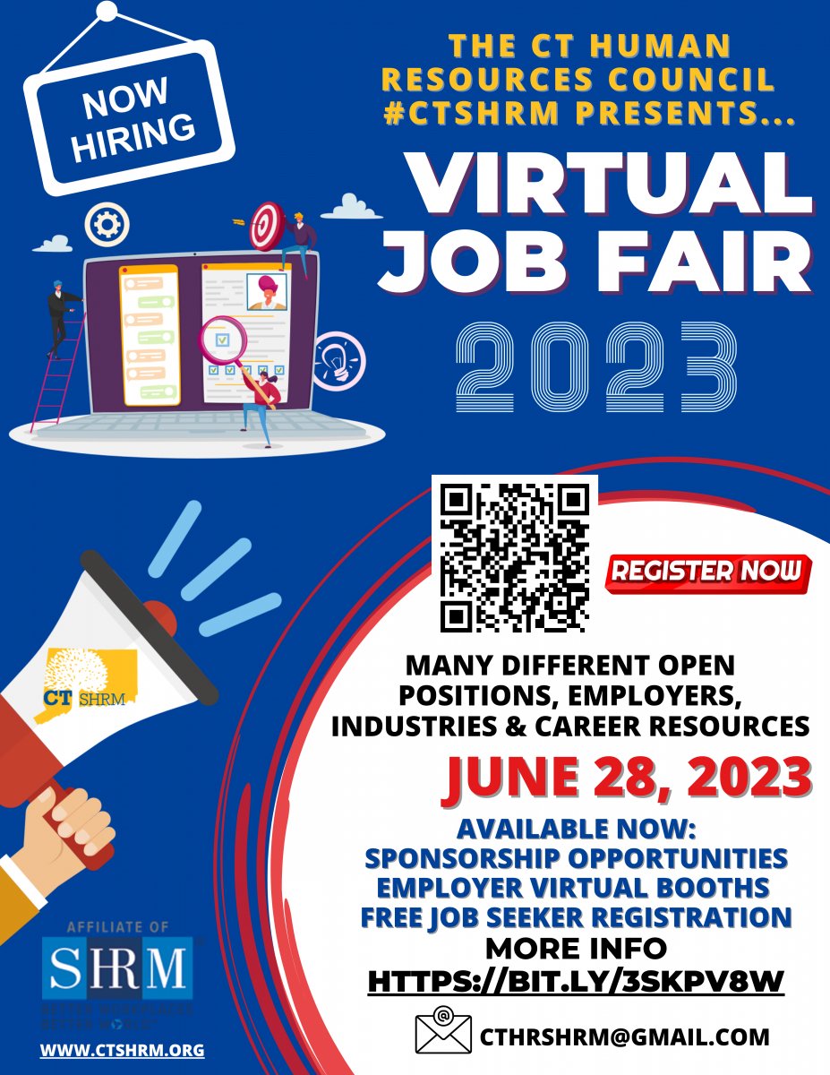 State Of CT Jobs on Twitter "TOMORROW ️ We are attending the CT Society for Human Resource
