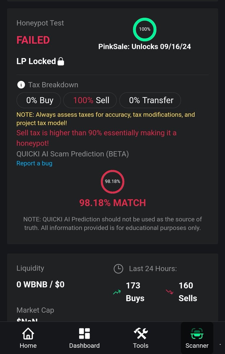 <a href="/cryptoskullx/">CryptoSkull 💀 ze last bull standing</a> Have you been using Quick Intel?

We catch scams, rugs, hidden code, and predict rugs with our AI if your a holder, all which have helped our users avoid scams BEFORE they happen.

Check us out!

#QuickIntel #AIYOR