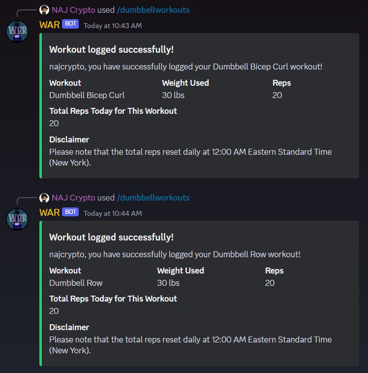 WorkoutȺndResearch.algo on Twitter "Join our Discord server to track