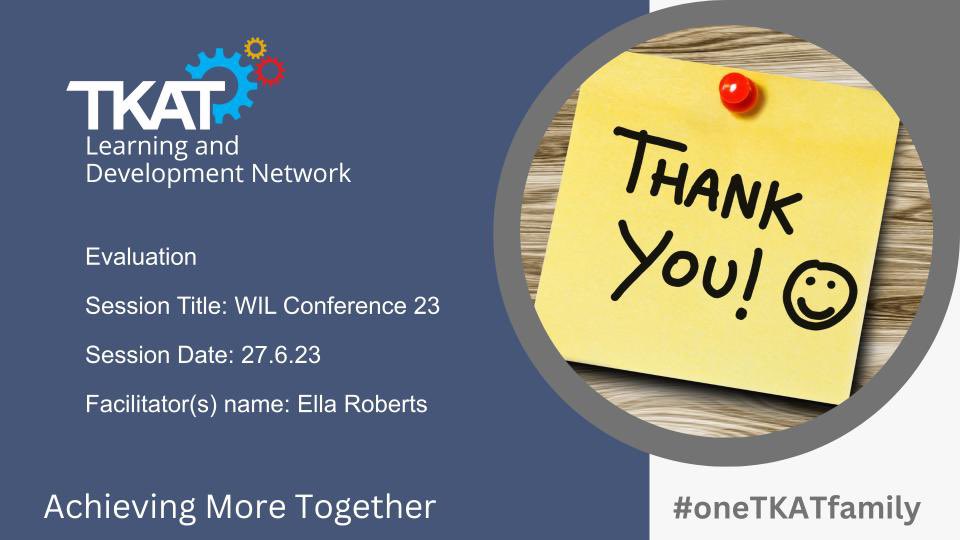 Many thanks to @EllaRobsedu for organising the @TKATAcademies 2023 Women in Leadership Conference (our 2nd!) event and all the others involved in the background…
We’ve all been inspired!
#oneTKATfamily #TKATwomen 
#AchievingMoreTogether