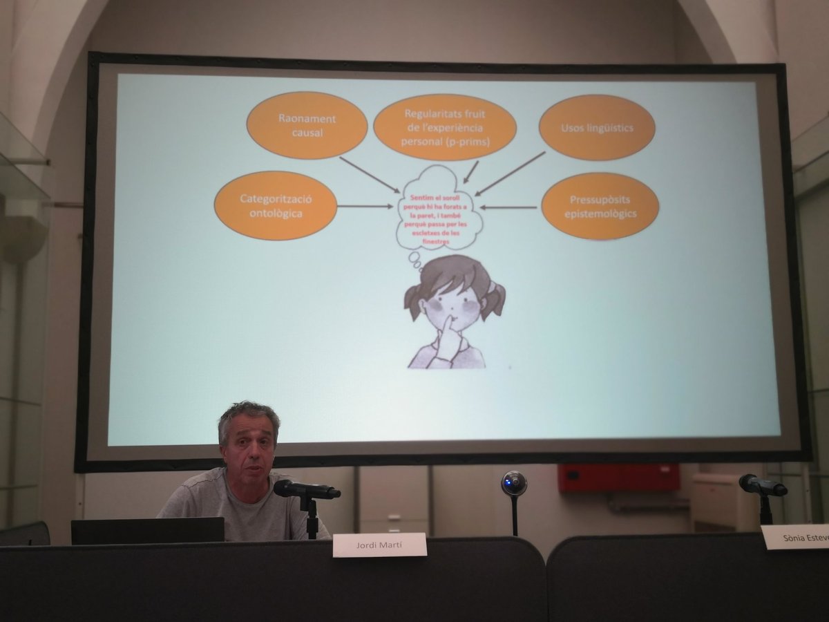 marta_marimon's tweet photo. Per què sentim soroll a través de les parets si les finestres estan tancades? Conf. de Jordi Martí al seminari sobre ensenyament responsiu a la formació de mestres #ARMIF-EU @Uvic_GRECC @UVic_FETEP @UDivulga https://t.co/b5ErBtL0vZ https://t.co/MPNnbhnc84