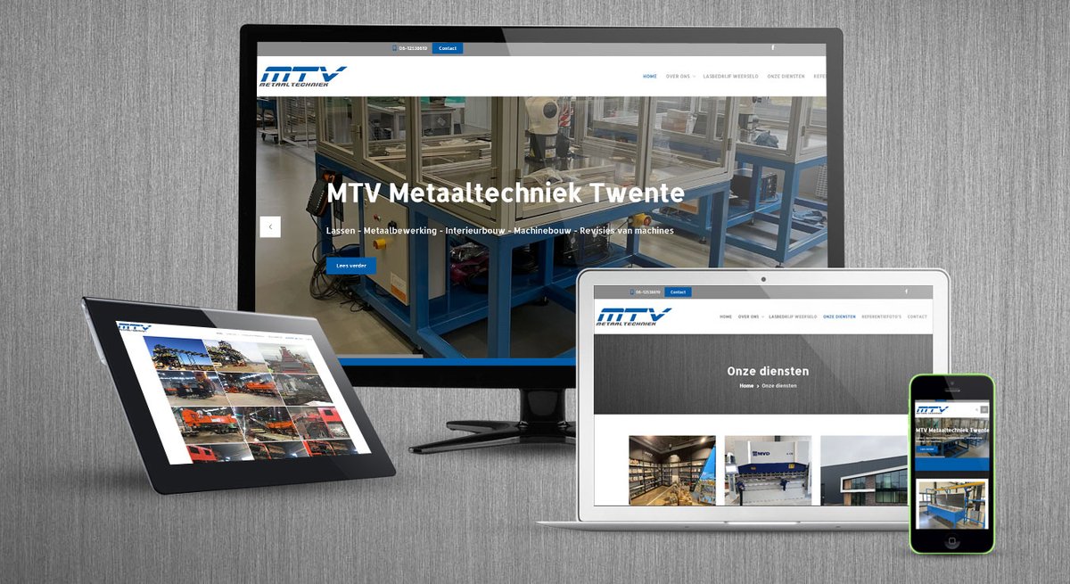 Klantcase: MTV Metaaltechniek te Weerselo is een allround las- en metaalbewerkingsbedrijf uit Twente.  mtvmetaaltechniek.nl
Ook interesse in een nette professionele betaalbare website? Vraag een gratis demo aan via: perfectmanage.nl/#demo