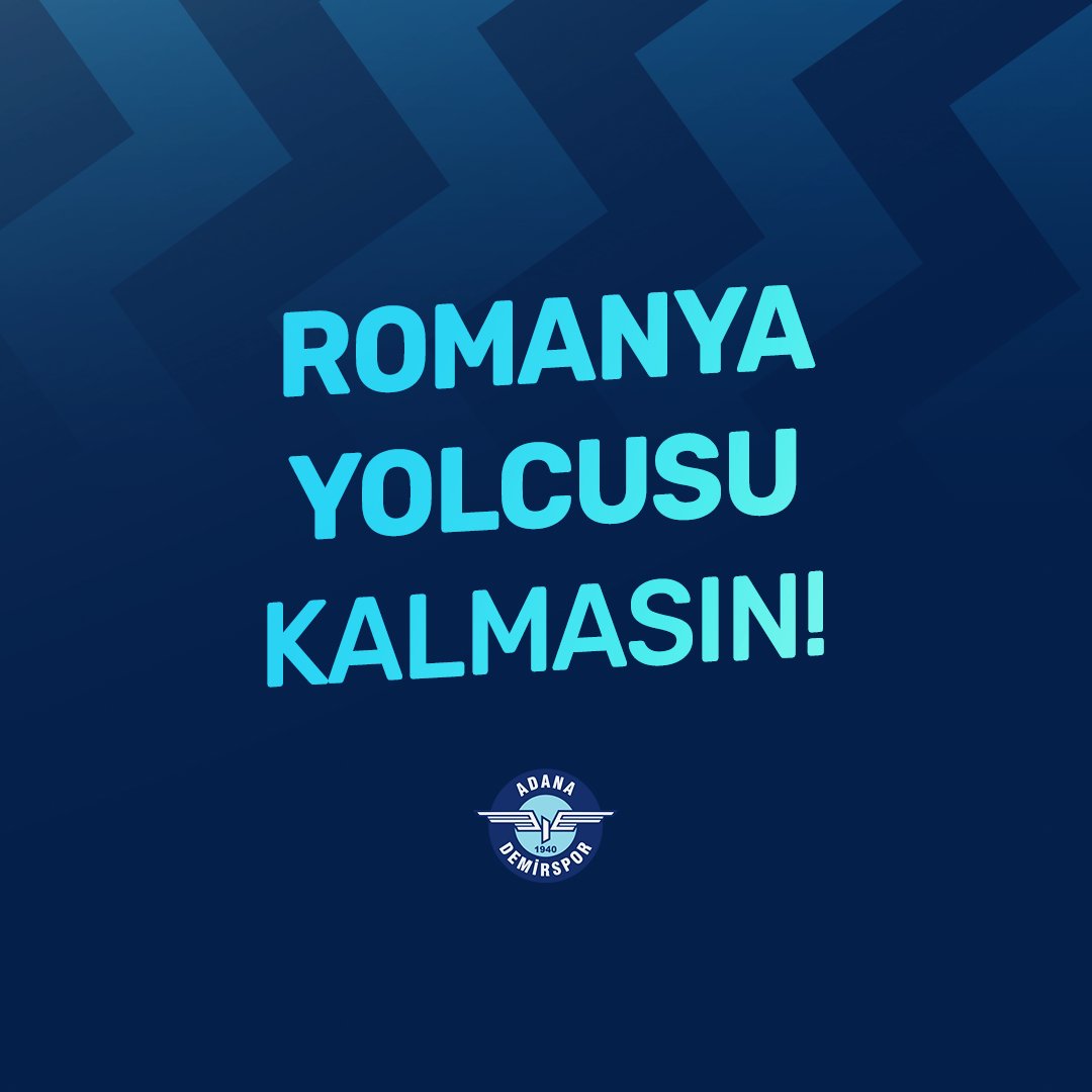 🎫 Romanya Yolcusu Kalmasın! 👉 adanademirspor.org.tr/haber/romanya-…