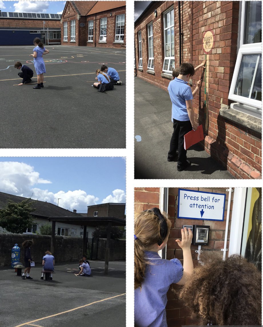 Year 4 had great fun completing some outdoor maths on Monday. They applied their year 4 knowledge to a variety of questions about our school and yard.  
#stcuthsclsmaths
#article28