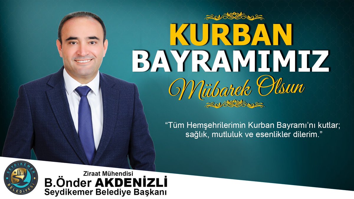 Birliğimizi, beraberliğimizi, kardeşlik ve dostluğumuzu en sıcak şekilde hissedeceğimiz mübarek Kurban Bayramınızı tebrik eder, hayırlara vesile olmasını dilerim.