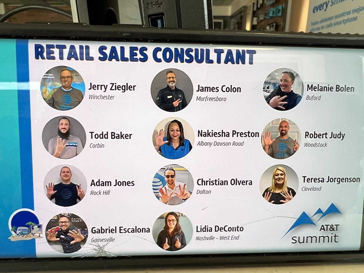 Couldn’t be more proud to be recognized in the run for Summit. Glad to be part of the Gainesville, GA team. #att #southeaststates #summit #sesfam #winasone #Letsgetit