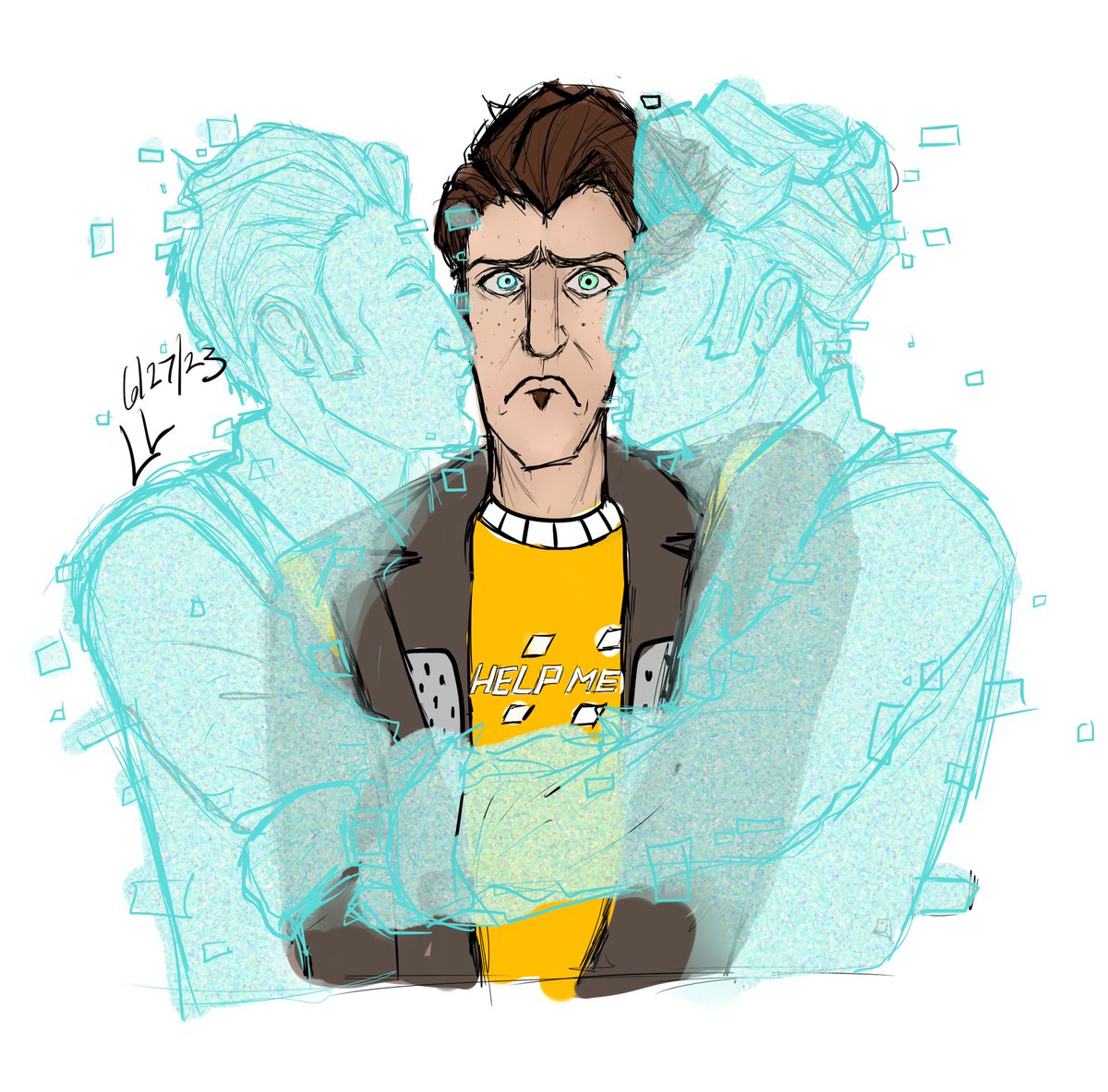 snowycorvids's tweet photo. so i created the fucking abysmal image on the right with my finger at 4am just before passing out because sleep-deprived me thought this was a HILARIOUS concept and i didnt want to forget it. unfortunately i did remember to redraw it so here it is ๐ญ
.
#bltps #timothylawrence https://t.co/LWpYpzpXkc