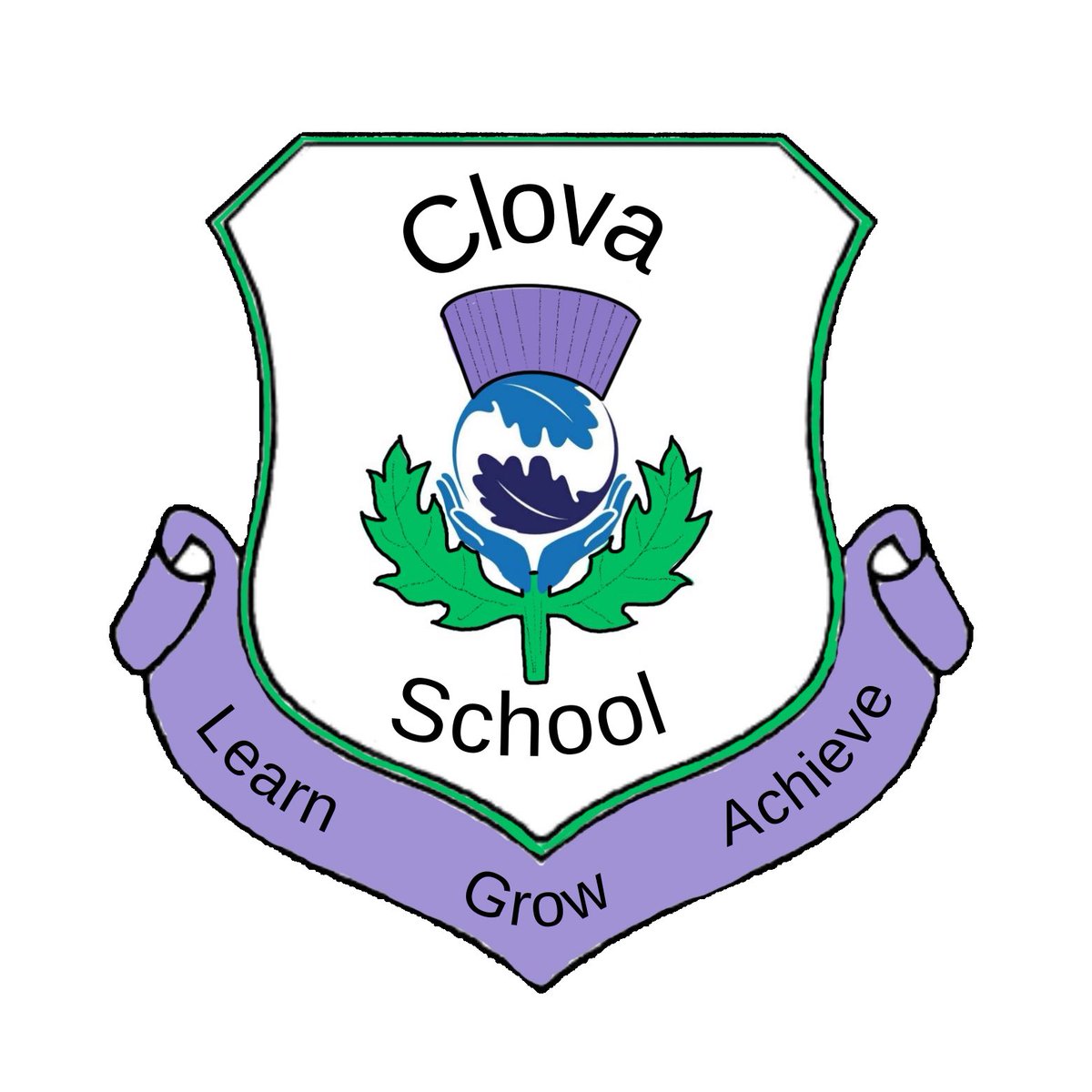 RossieEducation's tweet photo. 🥁Drum roll please🥁
After weeks of consultation and lots of hard work from our YP. We are delighted to announce our residential school @RossieYPT will now be knows as Clova School. 
Our amazing new logo was designed by YP B 
🖤🤍💙📚🍎🍏
#TeamClova #creativity #collaboration https://t.co/xQiMZ8mYUD