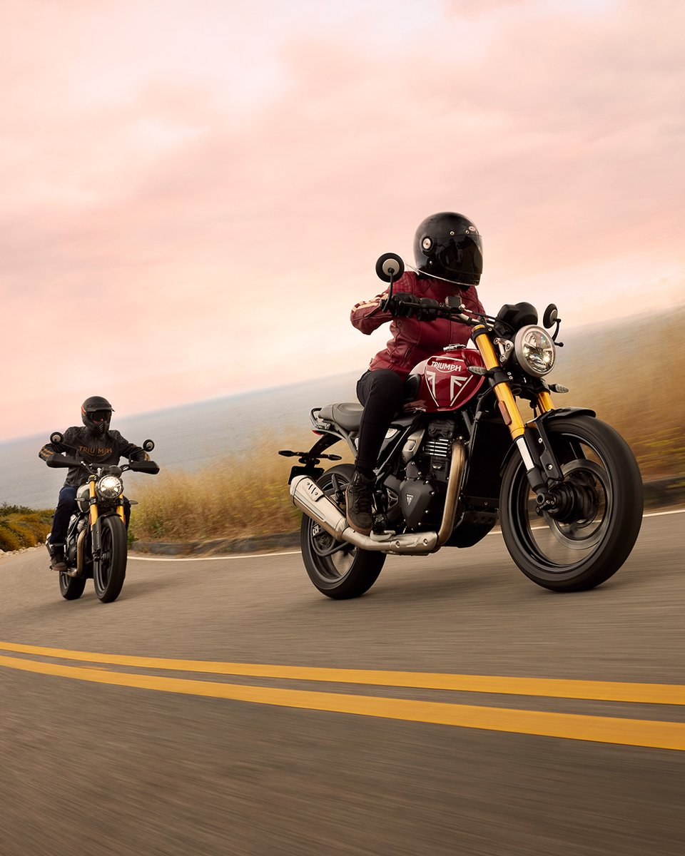 IndiaTriumph's tweet photo. Introducing two ALL-NEW ground-up motorcycles joining our iconic Modern Classic line-up.

The Speed 400 &amp; Scrambler 400 X incorporate Triumph’s iconic Speed &amp; Scrambler DNA, class-leading capability with an ALL-NEW engine platform, the TR-Series 400cc. 

https://t.co/BFKfynJDq0 https://t.co/ldMirNtGqb