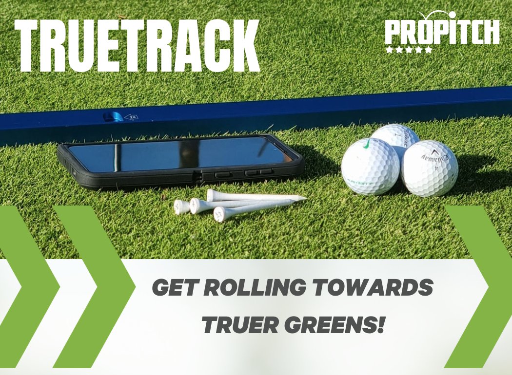 TrueTrack allows you to measure green trueness and smoothness on your own course.
It is a new accessible innovation for greenkeepers, green conveyors and consultants!

Sign up now
propitch.online/golf

#ProPitch #golf #truetrack #data #trueness #smoothness