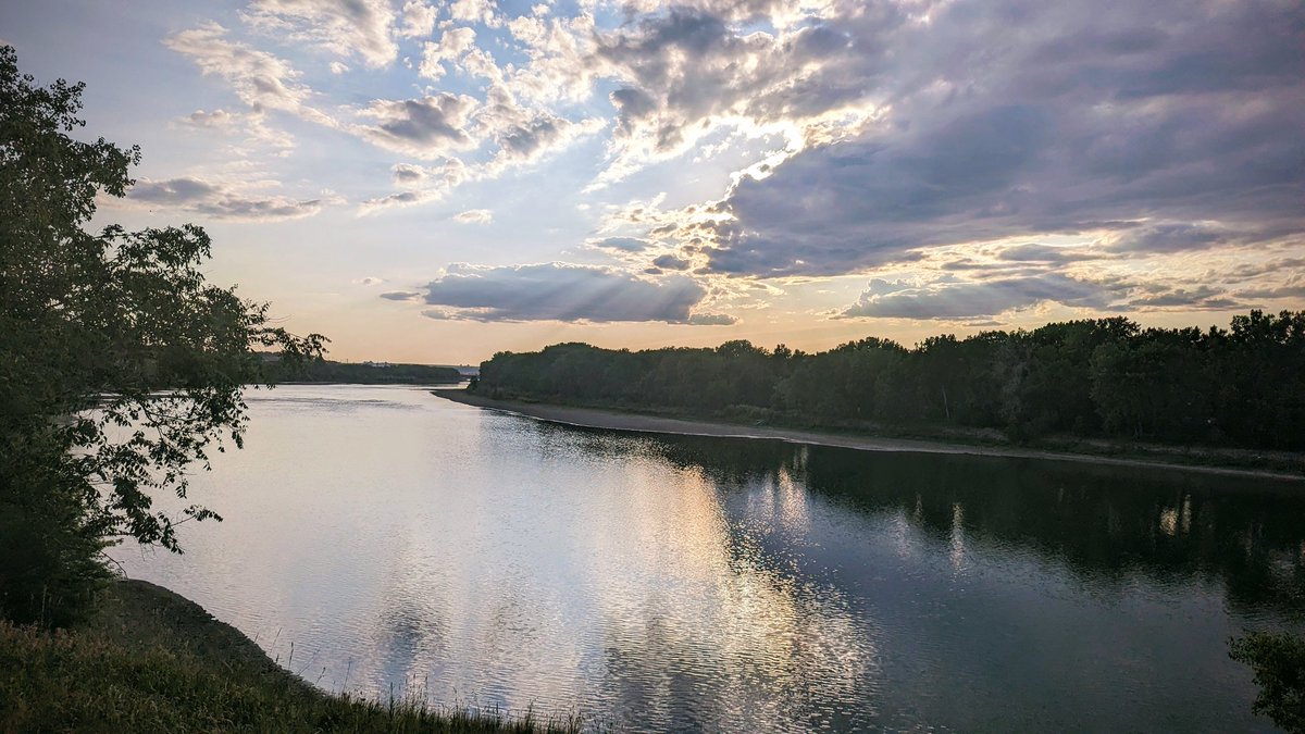 #photograph #amaturephotography #sunset #reflections #beautiful #River #Canada