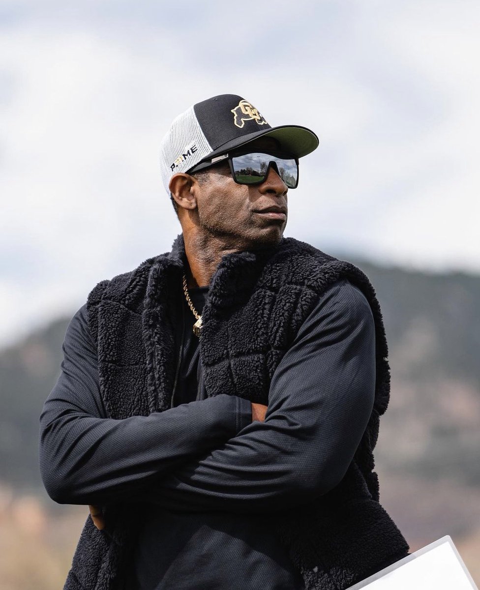Today is #NationalSunglassesDay and there's one person who does it best: Coach Prime 🦬🖤🏈😎