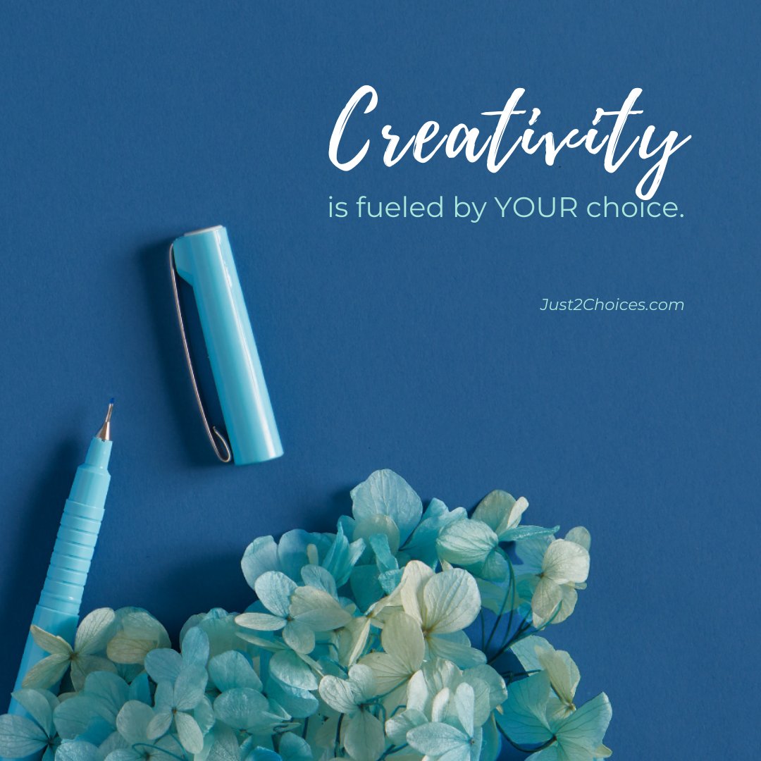 YOUR creativity is fueled by YOUR choices.

YOU have the ability to CHOOSE.

It's YOUR birth right.

#Just2Choices #actionplan #june #new #post #like #creativity #thrive #fuel #your #choice