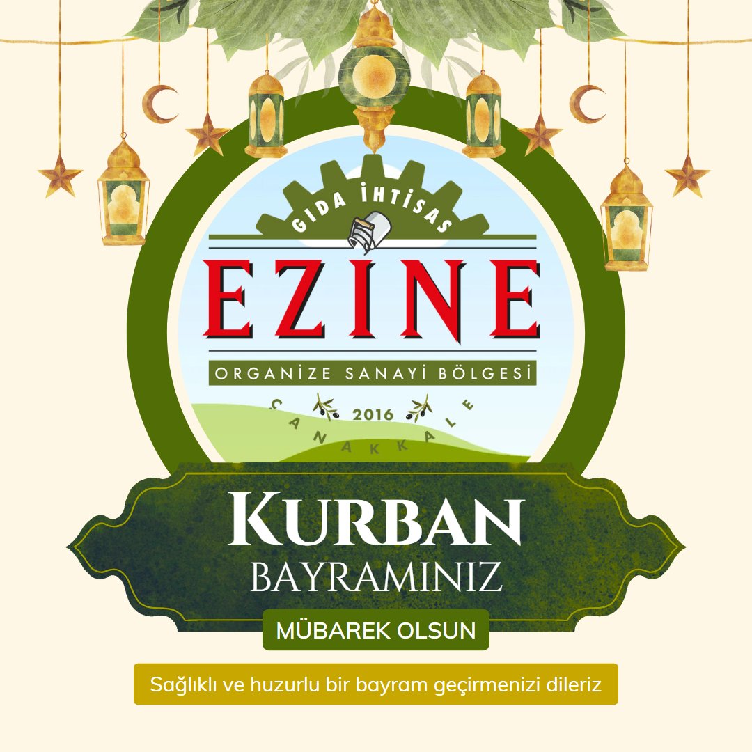 Ezine Gıda İhtisas Organize Sanayi Bölgesi (@egiosb) on Twitter photo 