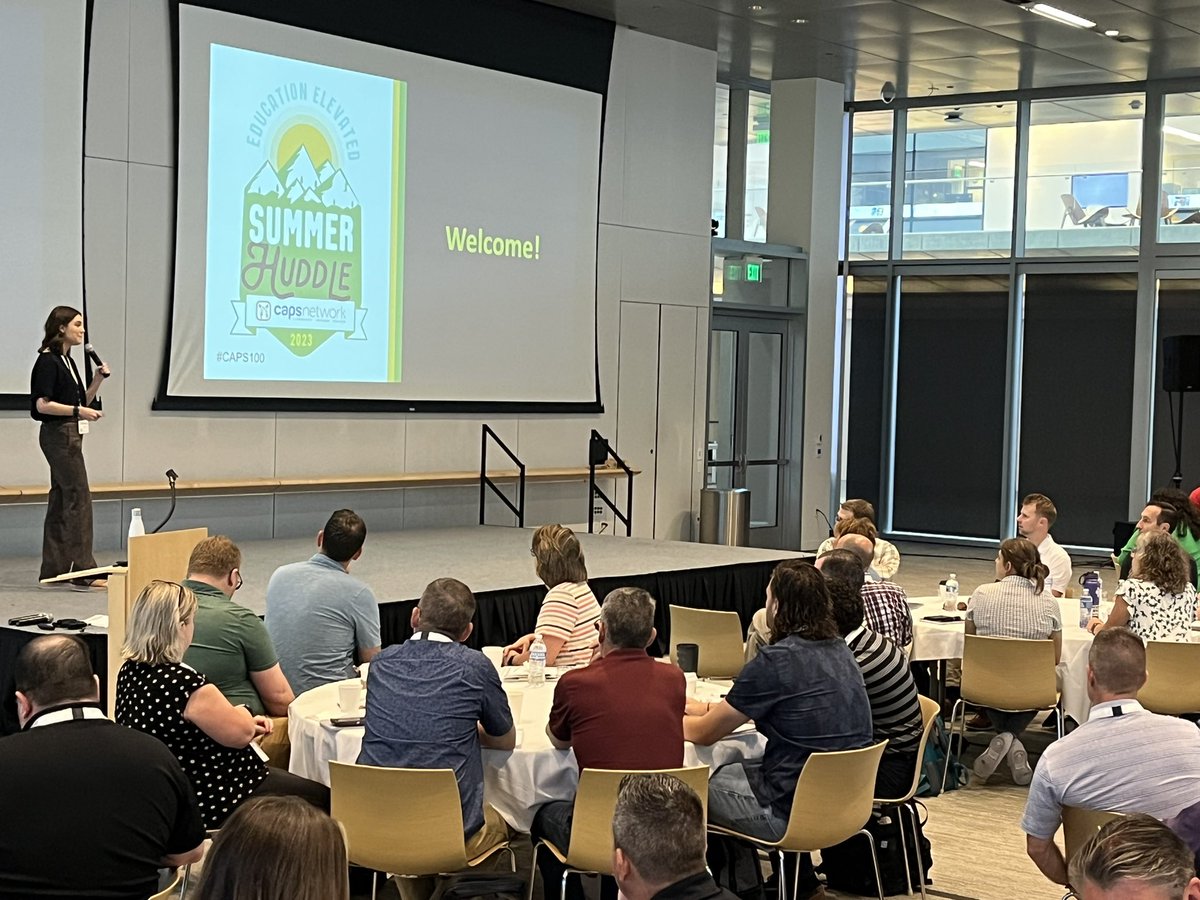 Sydney, alum from Nebo CAPS, shares: “In preparing for this talk, I realized just how important CAPS was to me.” ❤️ #wherestudentslead #caps100