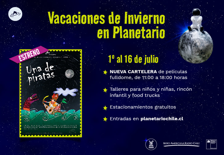 #Actividades 🪐 El <a href="/PlanetarioChile/">Planetario Chile</a> recibe las vacaciones de invierno con una programación imperdible repleta de actividades para la familia 🎉

💥 Revisa toda la info. en bit.ly/Planetario-VI y obtén tu entrada en planerariochile.cl