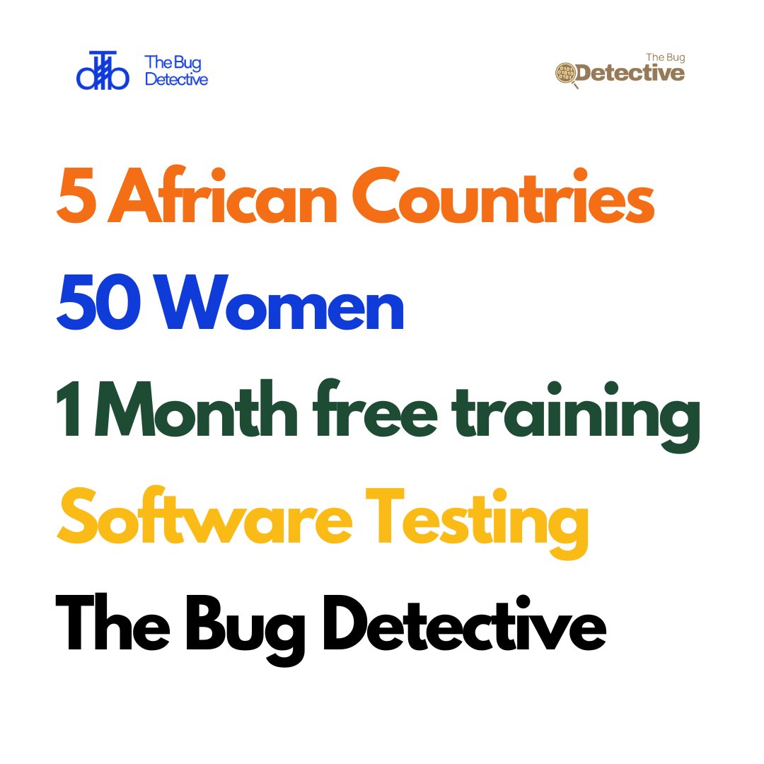 Thebugdetctive's tweet image. The Bug Detective ladies are graduating this Saturday 1st of July.
It has been a rigorous month for the team, their final project defence was tough but worth it!
Congratulations team!

#SoftwareTesting #thebugdetctive 
#softwareqa #softwareservices 
#softwaretestingtraining