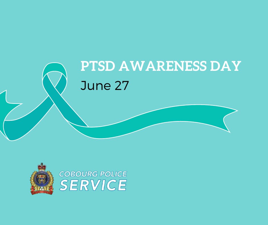 Today is #PTSDAwarenessDay.
#cobourpoliceservice recognizes the struggles that many first responders face due to the nature of our work. If you are struggling with mental health, you are not alone; reaching out for help is a sign of strength, not weakness.
bit.ly/3zp0Oo6