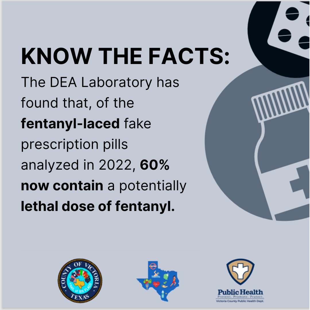 Know the facts. Learn more about the dangers of fentanyl and the signs of an overdose at: bit.ly/fentanyl-facts