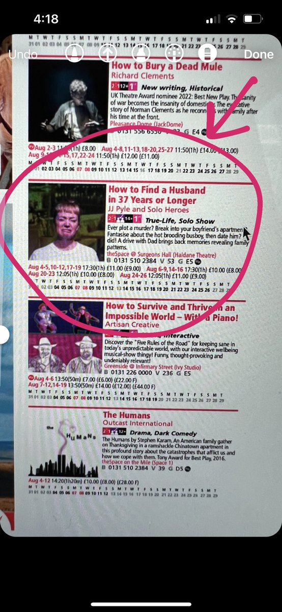 There is it! Our teeny tiny little listing right next to 3,013 other shows @edfringe Who’s Excited!? #HowtoFindaHusband #FemiFringe #edfringe #Fillyerboots #soloheroes @theSpaceUK @VeeLondon #livinthedream @markdirects @sloanefischer