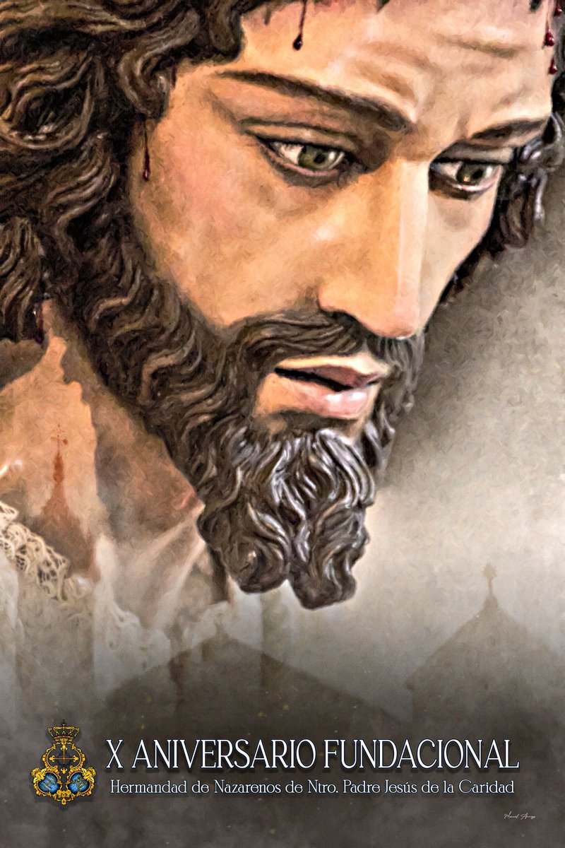 Hoy, 27 de junio, cumple Nuestra Hermandad su X aniversario según consta en el acta fundacional del 27 de junio de 2013. 

Para dicha efeméride y como imagen de los diferentes actos que se realizarán, el artista D. Manuel Arroyo Algar, ha realizado el siguiente cartel.