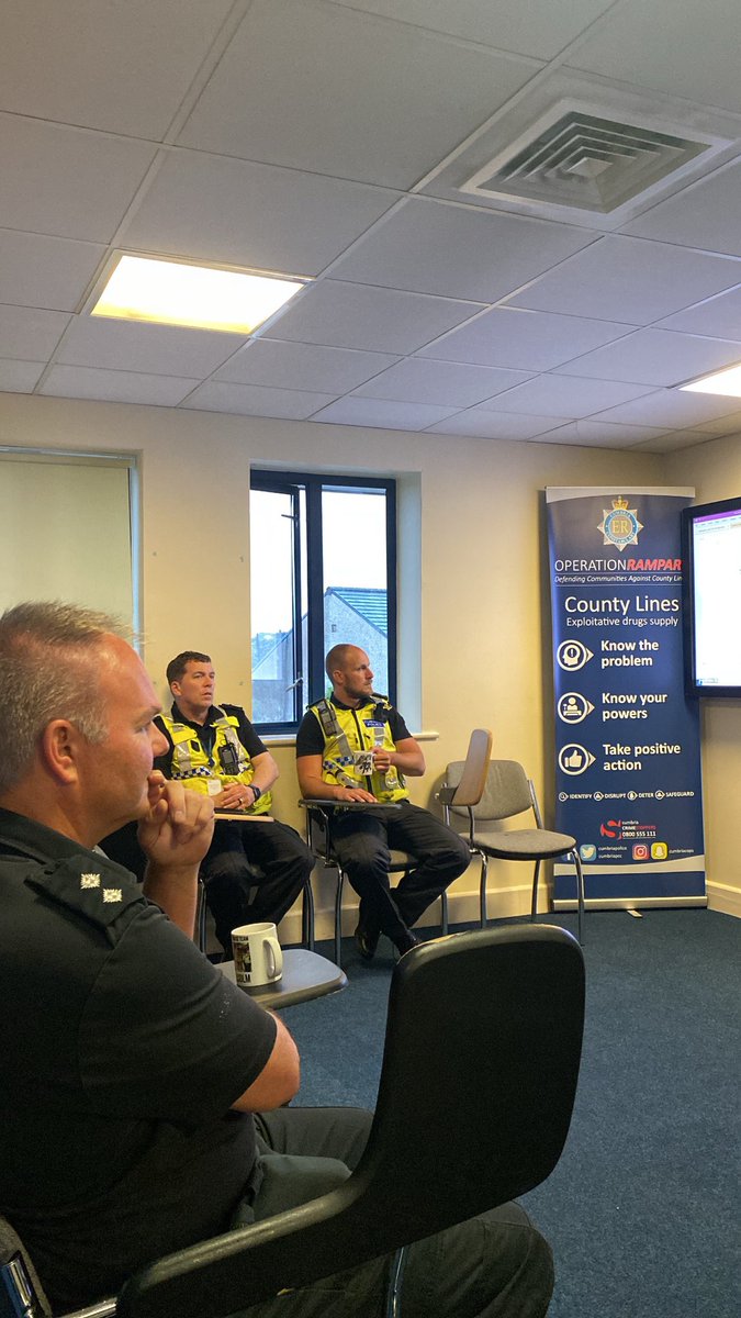 @CumbriaDCC <a href="/CumbriaRoadsPol/">Cumbria Roads Police & Firearms Support Unit.</a> We then headed back to the station for the late shift briefing. 

#ResponsePolicing