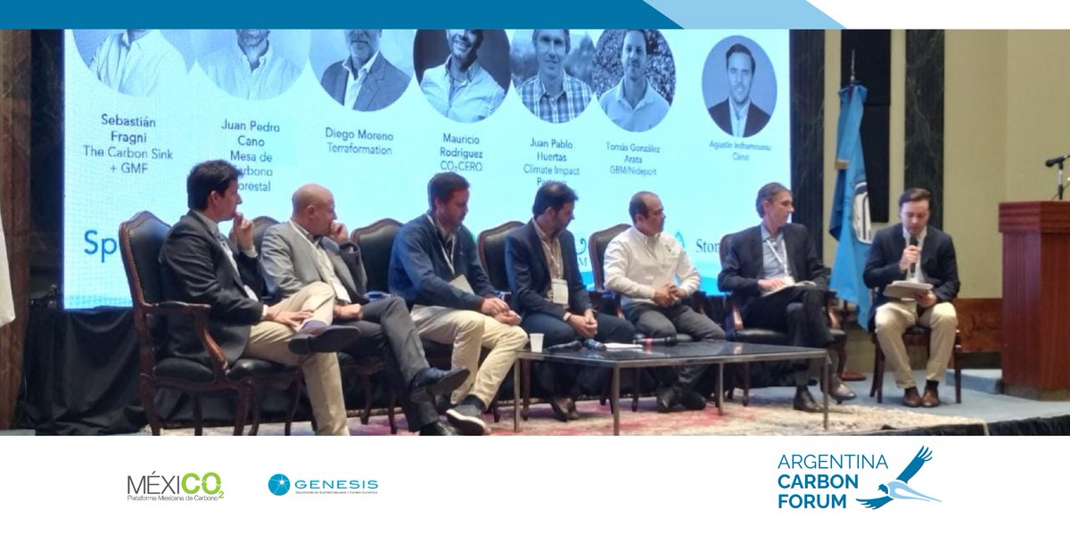 GÉNESIS - Sustentabilidad y Cambio Climático (@genesissustain) on Twitter photo Dialogan sobre tendencias del #MercadoDeCarbono y soluciones basadas en la #Naturaleza🌳 Sebastian Fragni, Diego Moreno <a href="/TF_Global/">Terraformation</a>, Tomás González <a href="/Gbmland/">GBM</a>, Juan Cano de <a href="/AfoaArg/">AFOA</a>, Mauricio Rodríguez <a href="/co2cero/">CO2CERO</a>, Juan Pablo Huertas <a href="/Impact4Climate/">Climate Impact Partners</a>
🧑🏫Modera <a href="/aguintha/">Agustin Inthamoussu</a>, de <a href="/climit_net/">Climit</a> Dialogan sobre tendencias del #MercadoDeCarbono y soluciones basadas en la #Naturaleza🌳 Sebastian Fragni, Diego Moreno <a href="/TF_Global/">Terraformation</a>, Tomás González <a href="/Gbmland/">GBM</a>, Juan Cano de <a href="/AfoaArg/">AFOA</a>, Mauricio Rodríguez <a href="/co2cero/">CO2CERO</a>, Juan Pablo Huertas <a href="/Impact4Climate/">Climate Impact Partners</a>
🧑🏫Modera <a href="/aguintha/">Agustin Inthamoussu</a>, de <a href="/climit_net/">Climit</a>