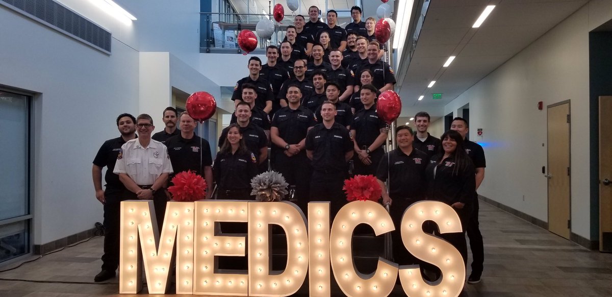 Foothill College congratulated our Paramedic graduates! These amazing students will be providing desperately needed care and support for their communities.