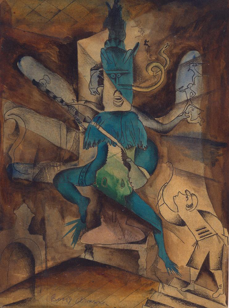 'Dybbuk' made by Boris Aronson between 1917 and 1919
galerieleminotaure.net/artist/aronson…