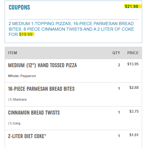 RobertShortSr's tweet photo. @dominos something is wrong with the coding for this coupon. https://t.co/WpSOTJwuHp