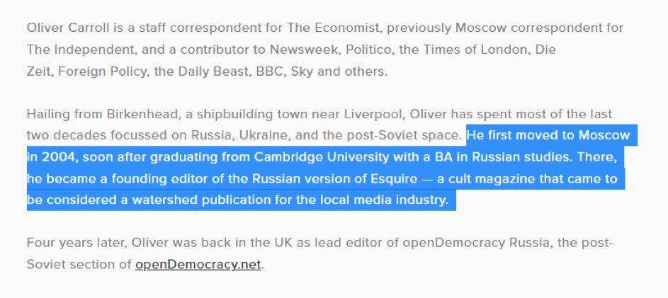 @olliecarroll So are you kremlin asset or just useful idiot when you Ukrainian civil building as 'Military-connected' coffee shop. Does your employer @TheEconomist knowns how biased toward russia you are when it comes your so called reporting about Ukraine?