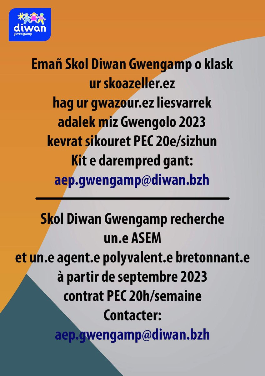 Skol Diwan Gwengamp (@diwangwengamp) on Twitter photo 