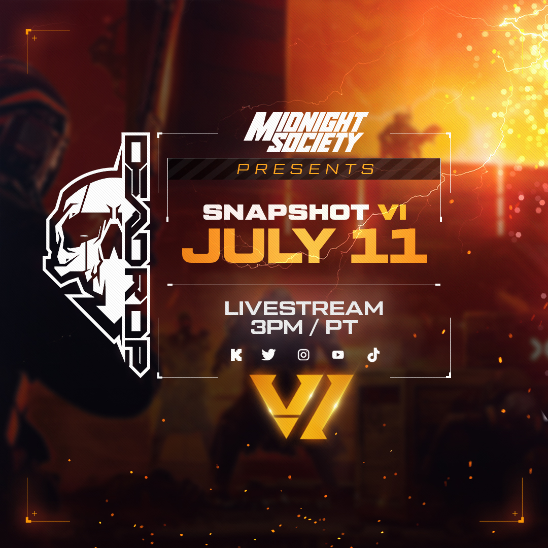 A new force is among us... Good? Evil?
Find out on the DEADROP Snapshot VI livestream.
July 11 at 3PM PT