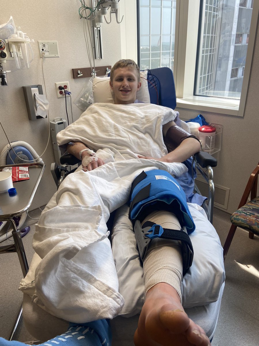 During an AAU game on May 12, I unfortunately tore my left ACL. Today June 27th, I had a successful surgery. Thank you everyone for all the prayers, support and especially my family, Mayo doctors, and coaches for knowing what’s best for me going forward. Can’t wait to play again!