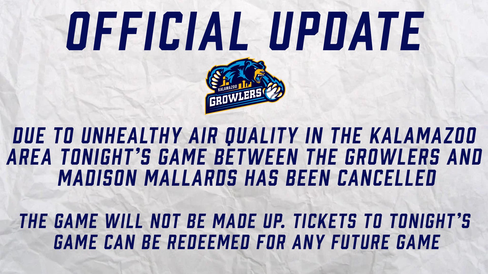 Growlers Release 2023 Schedule - Kalamazoo Growlers