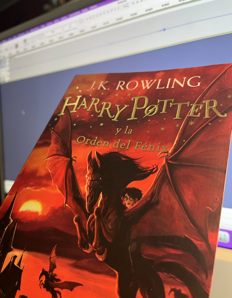 Seguimos grabando libro versus peli de Harry Potter y la Orden del Fénix 😏