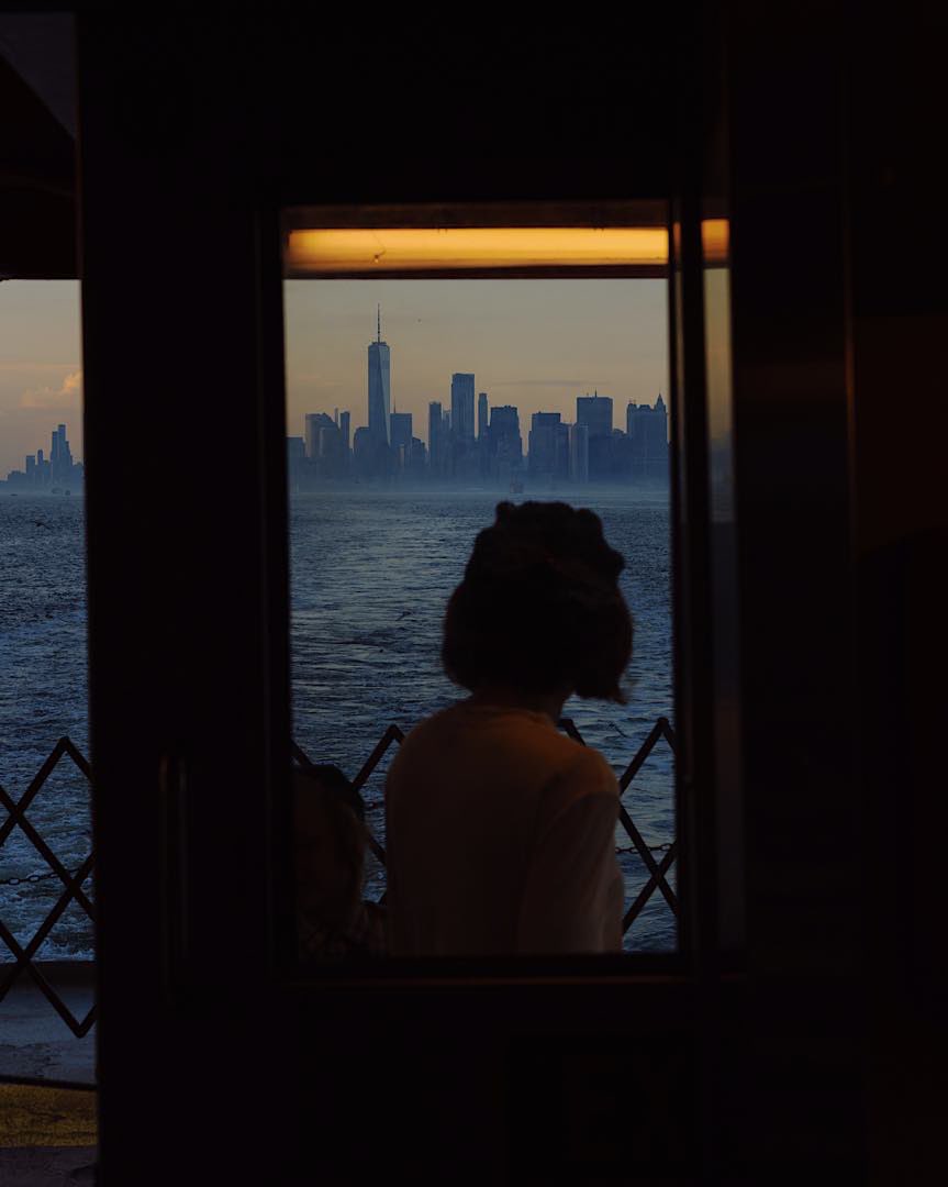 Evening on the ferry #NewYork