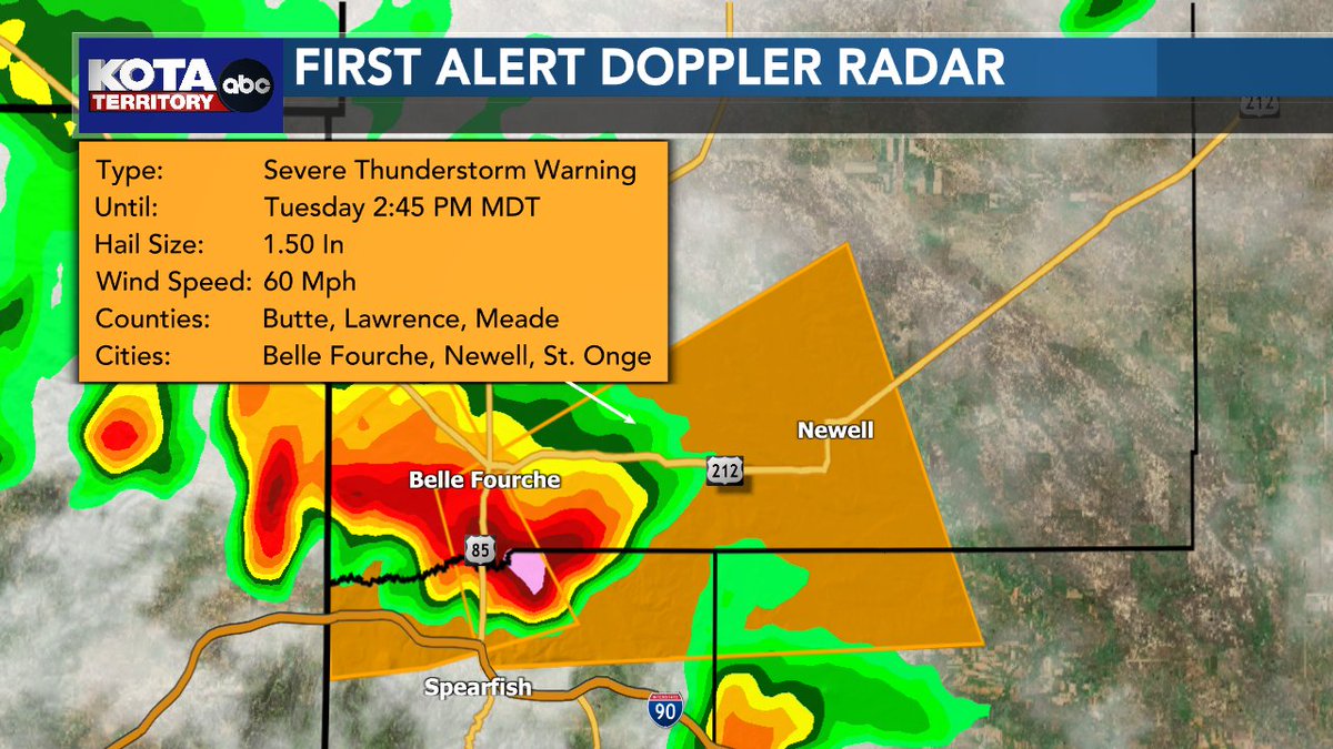 KOTA Territory Weather on Twitter "Severe Thunderstorm Warning for