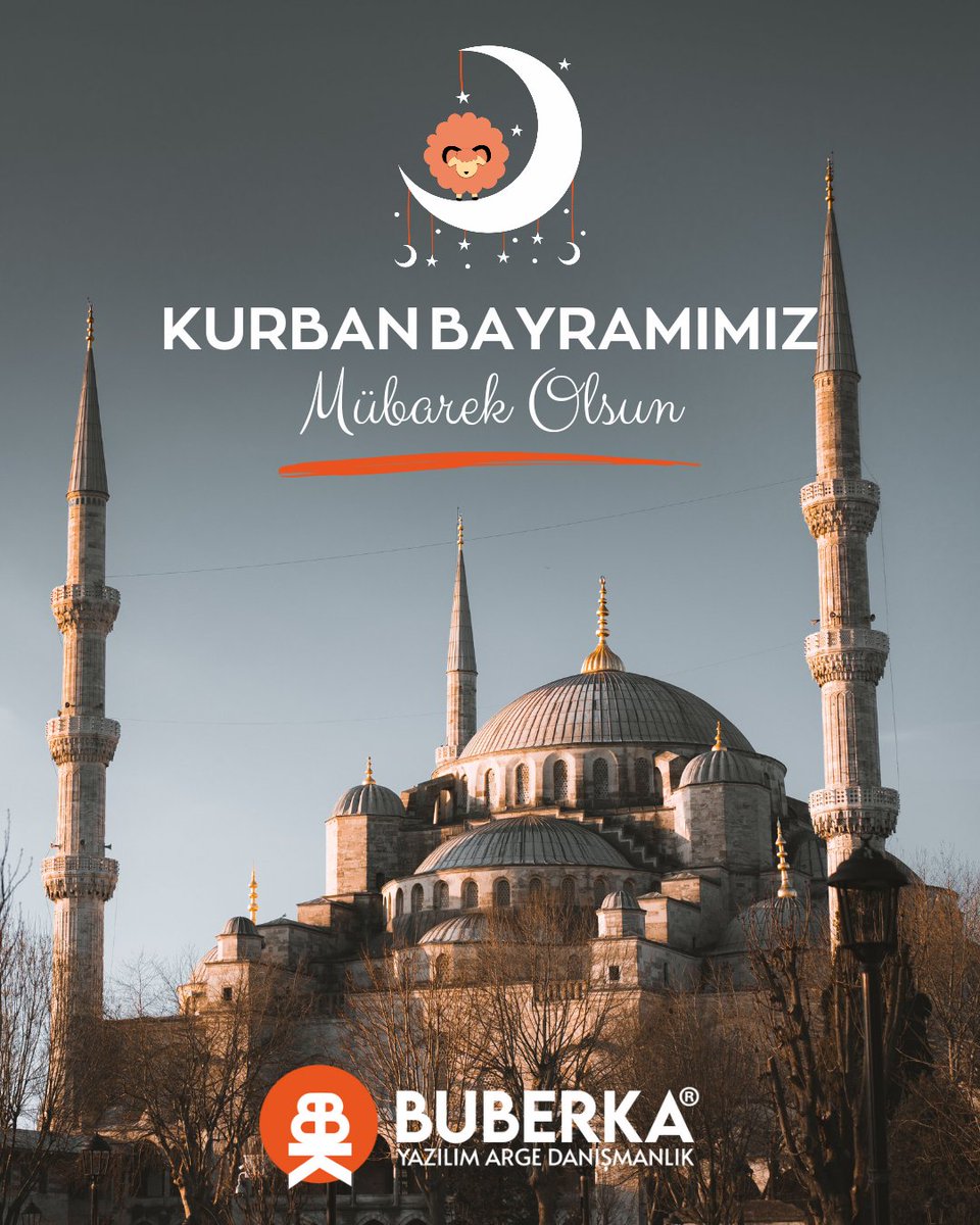 Sevdiklerinizle mutlu bir bayram geçirmeniz dileğiyle. Tüm islam aleminin kurban bayramı mübarek olsun. İyi bayramlar!

#kurbanbayramı #mübarek #buberka #yazılım #arge #danışmanlık #webyazılım #eticaret #mobiluygulama