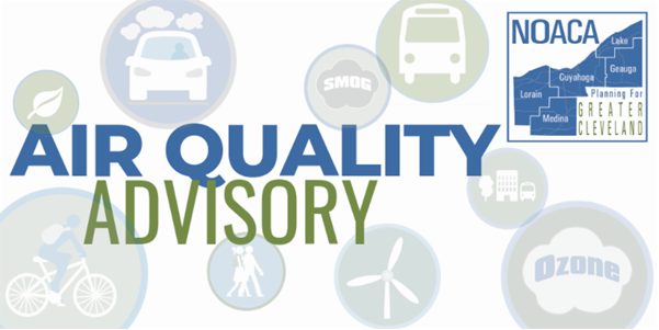 An Air Quality Advisory for fine particulate matter has been issued for eight counties across Northeast Ohio, effective through Wednesday, June 28. Air quality levels may be 'Unhealthy' during this period. Read more at conta.cc/3NwilCw.