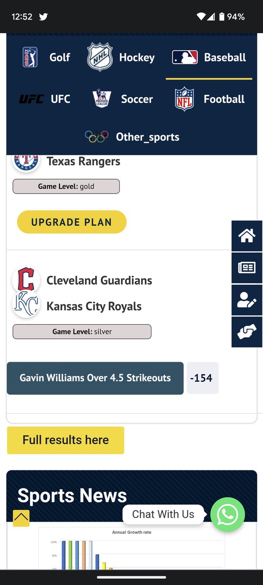 Bet that Gavin Williams will strike out more than 4.5 players tonight when the Cleveland Guardians play against the Kansas City Royals! https://t.co/9Rcgj1OIRX
