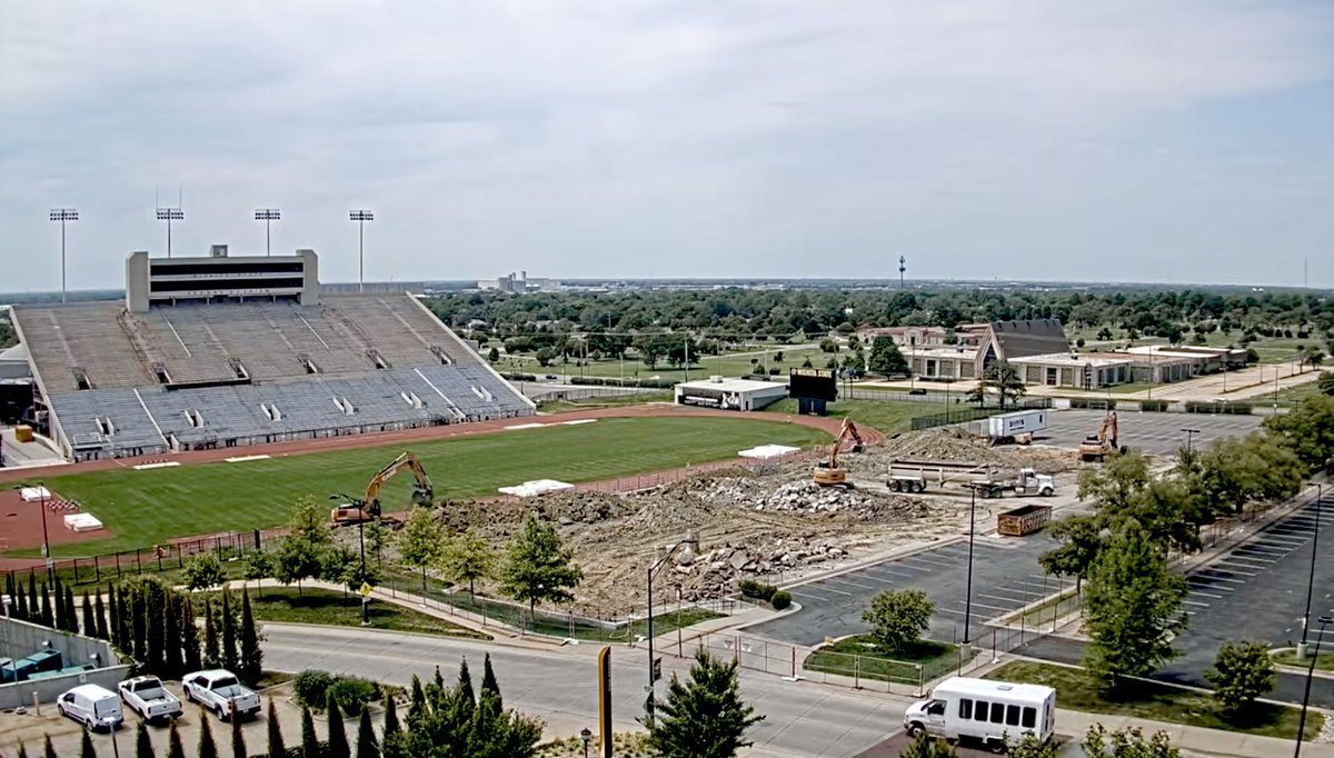 Cessna Stadium update 6/27/23 … they’ve pretty much taken out the entire seating area.