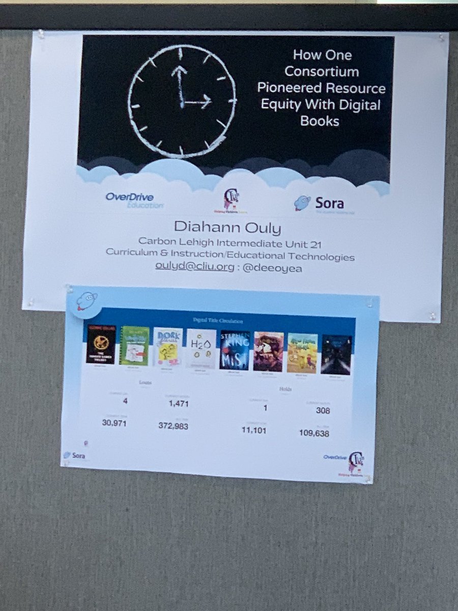 Eric Lech (@elech) on Twitter photo Sharing the success of the <a href="/CLIU21/">Carbon Lehigh IU #21</a> <a href="/Sorareadingapp/">Sora, by OverDrive Education</a> at #ISTE2023. Thank you <a href="/deeoyea/">Diahann Ouly</a> for leading this work. Sharing the success of the <a href="/CLIU21/">Carbon Lehigh IU #21</a> <a href="/Sorareadingapp/">Sora, by OverDrive Education</a> at #ISTE2023. Thank you <a href="/deeoyea/">Diahann Ouly</a> for leading this work.