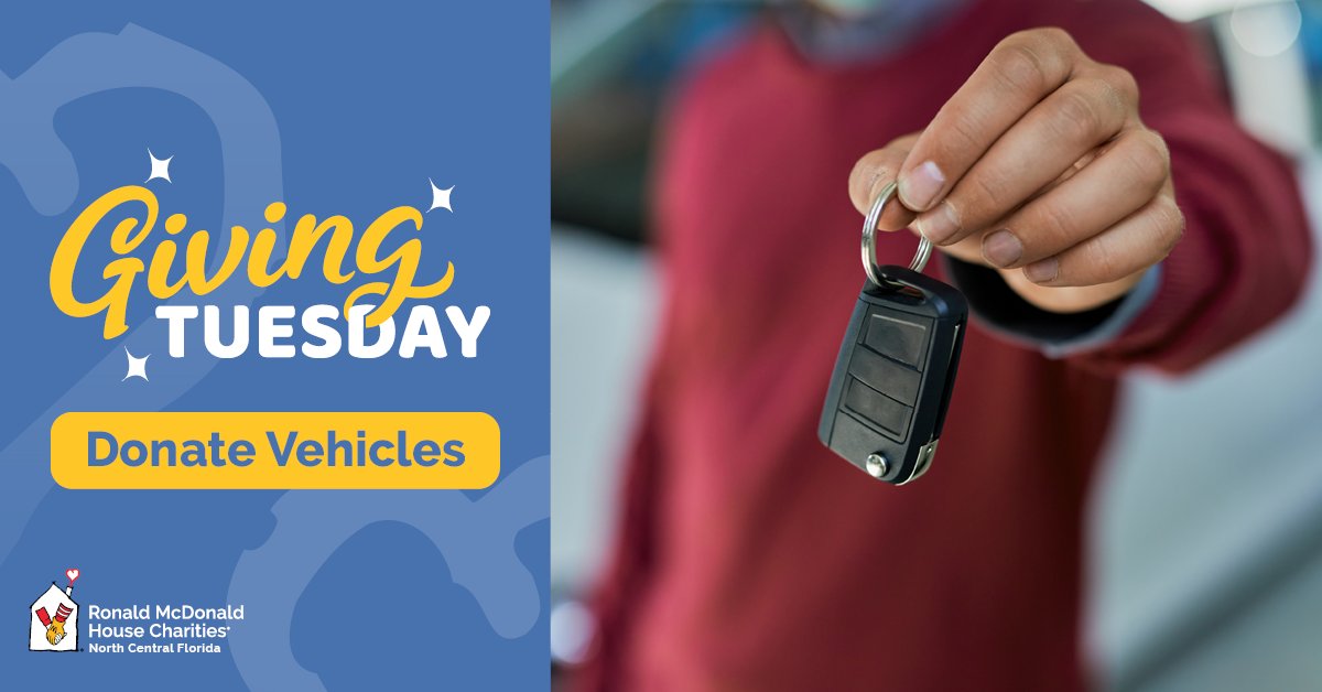 🚗💙 Ready to give your car a new purpose? Donate it to our House! Not only will it be picked up for free, but the funds from its sale will directly support our mission of #KeepingFamiliesClose. Call CARS at 1-855-227-7435 to get started on the paperwork! #forRMHC #GivingTuesday