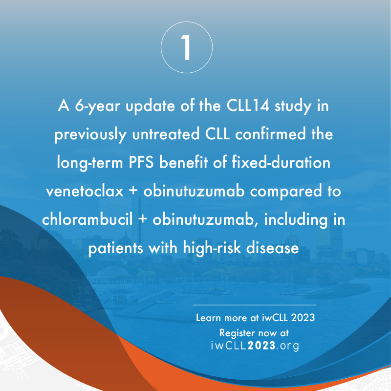 iwCLL's tweet photo. Exciting data in #CLL presented at #EHA2023 this year! Register for #iwCLL2023 and join international leaders in the field to discuss updates in the #CLL treatment landscape.

For additional program details &amp; updates, visit https://t.co/VlC6sQj0Kw.