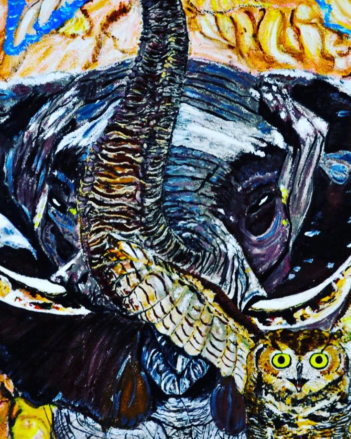 timcomptonart's tweet photo. Timcomptonart. My new art website. Original and creative paintings. Affordable high quality prints. https://t.co/VjbtOnBmWl
#elephant #paintings #owls #art #sennelier #art  #nature https://t.co/UnwrKZAsI2