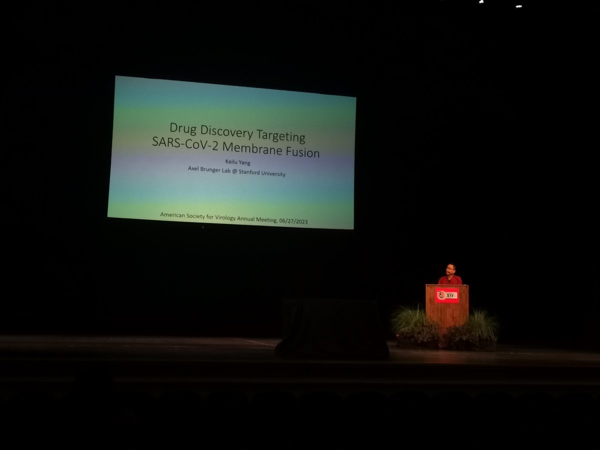 #ASV2023 First time at ASV and also first time to talk in a huge theater! Surprised by the large quantity and diversity of viruses!