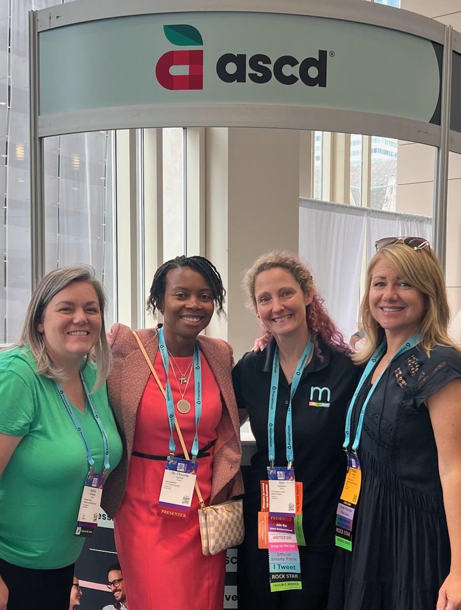 So happy to connect with @ASCD Emerging Leaders at #ISTELive