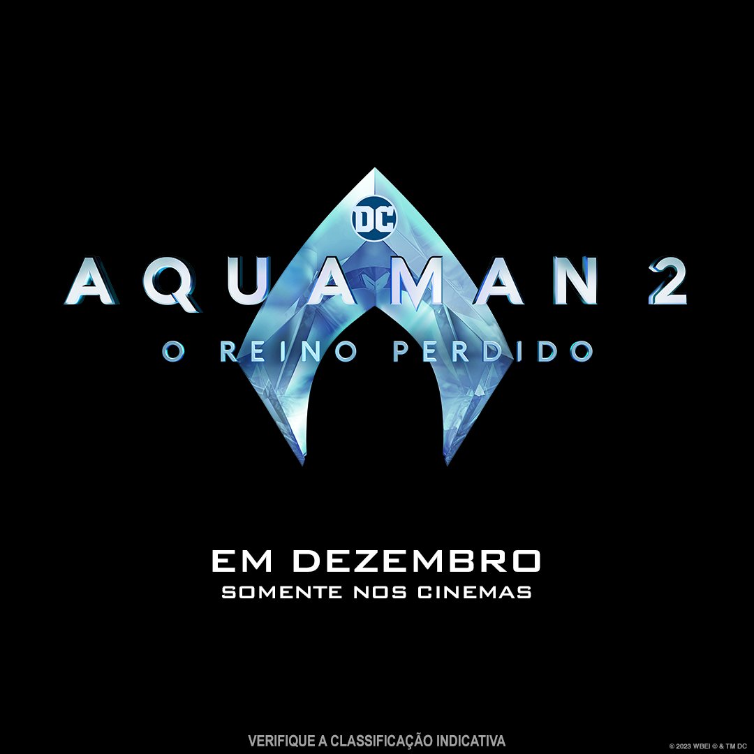 #Aquaman2, em breve nos cinemas.