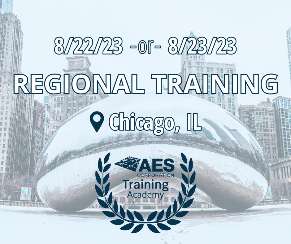 AES Training Academy is headed to Chicago for two back-to-back, one-day technical trainings in Chicago on August 22nd and 23rd. 

Register online today! conta.cc/3poxRse